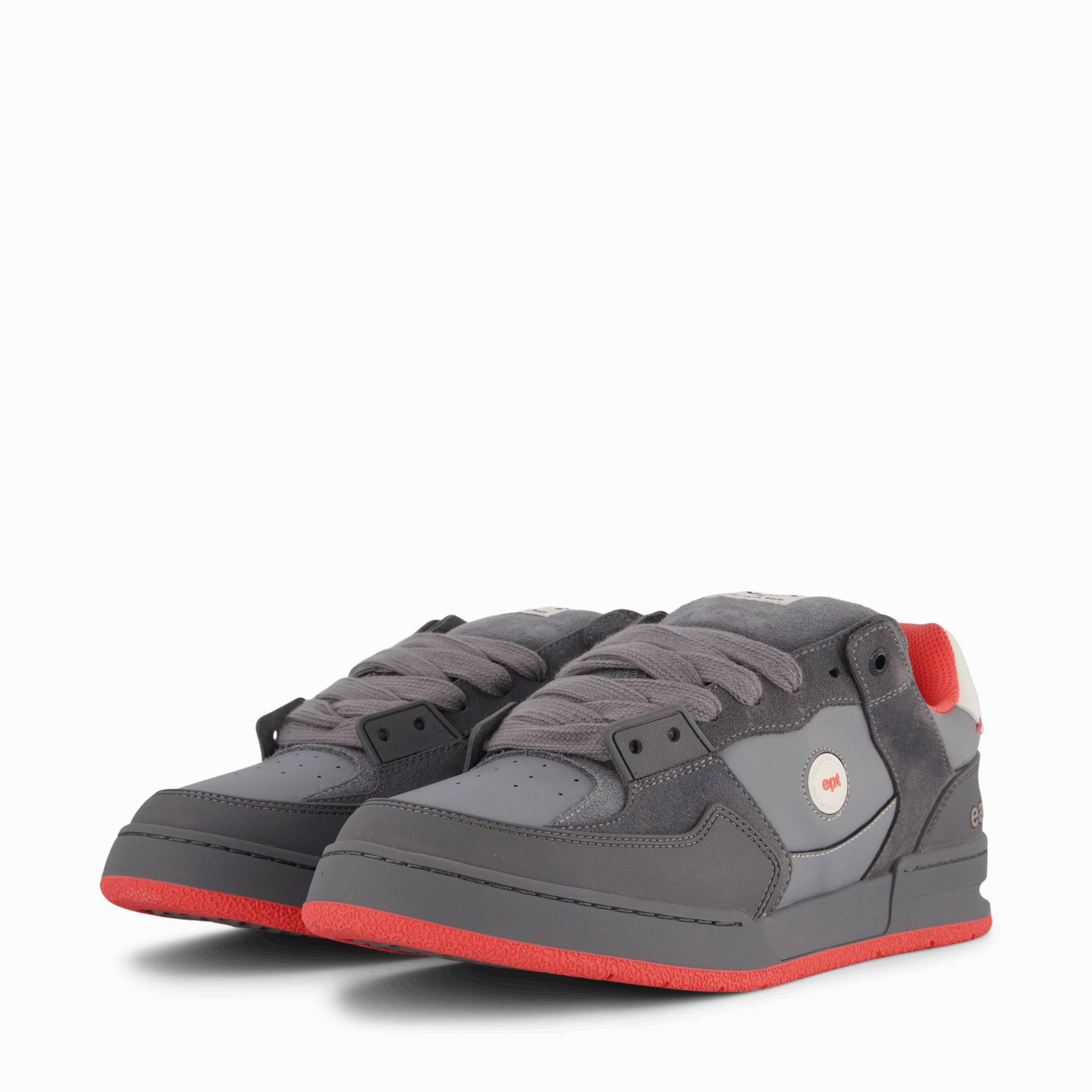 Fat Tongue Grey / Orange Cushioned Insoles All Day Support