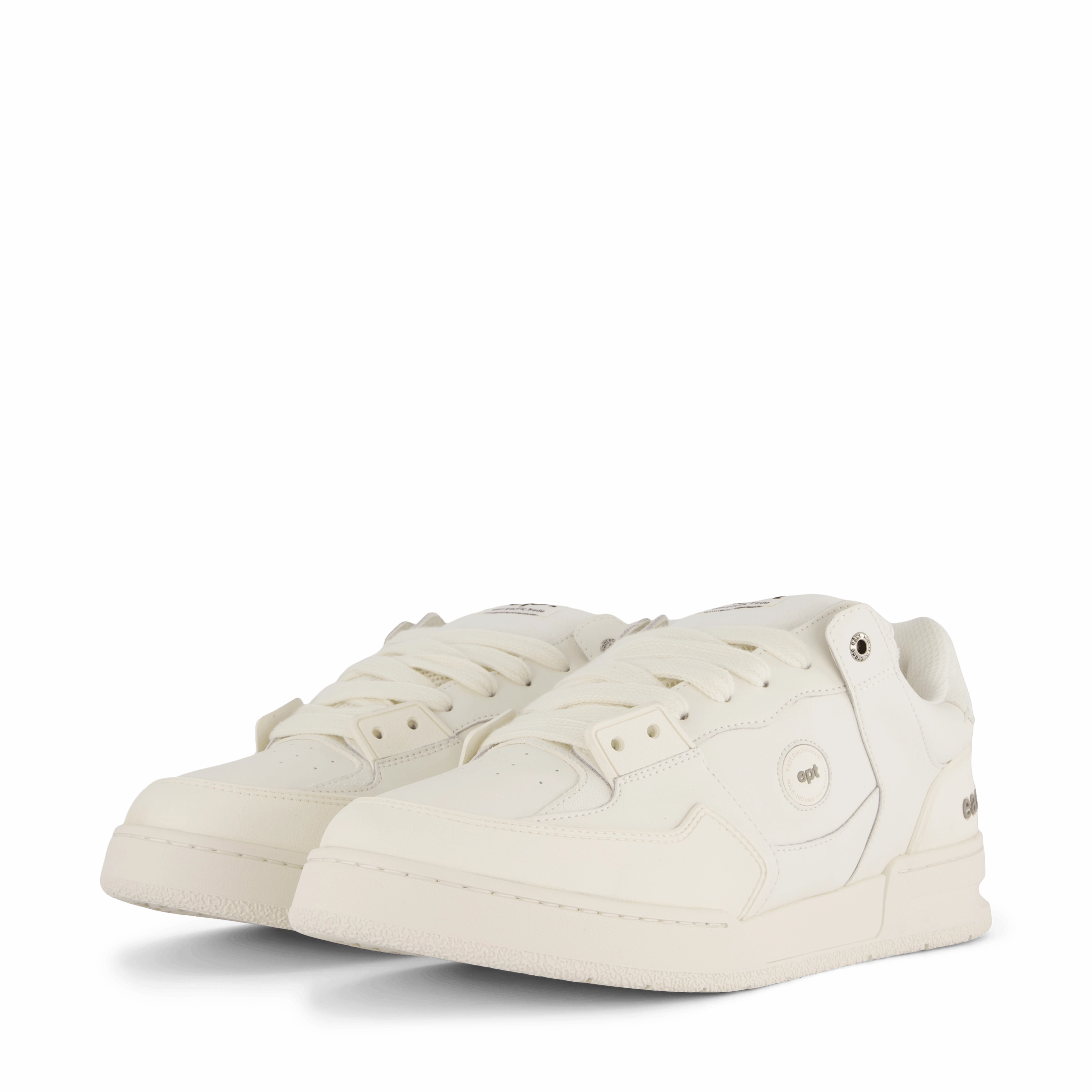Fat Tongue Off White Wide Fit Walking Shoes