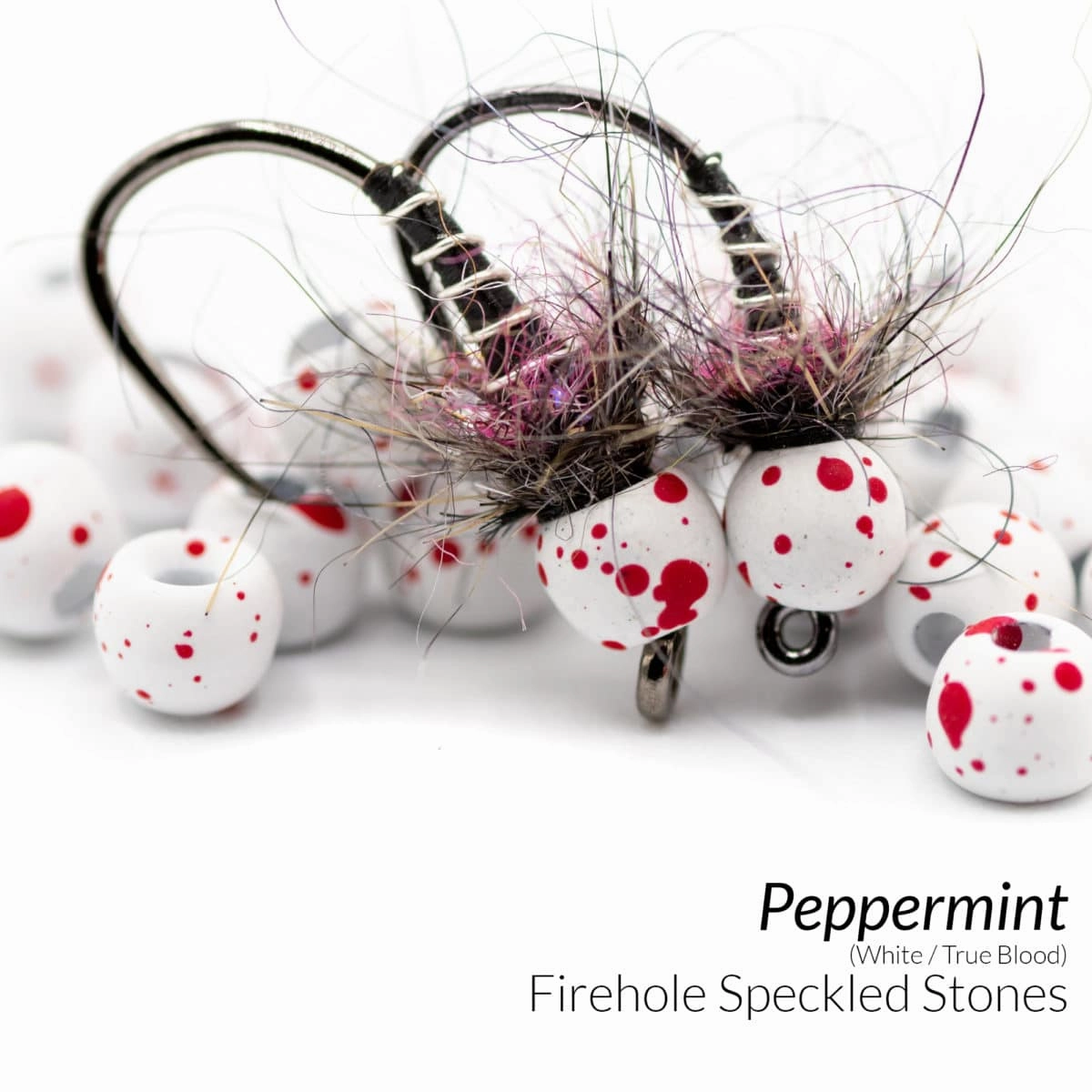 Firehole Round Speckled Tungsten Stones
