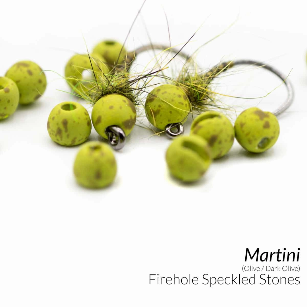 Firehole Round Speckled Tungsten Stones