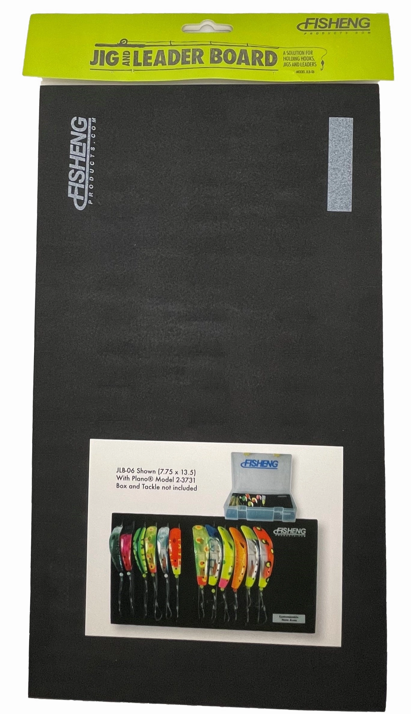 FishEng Jig and Leader Board - Black Foam Leader Board