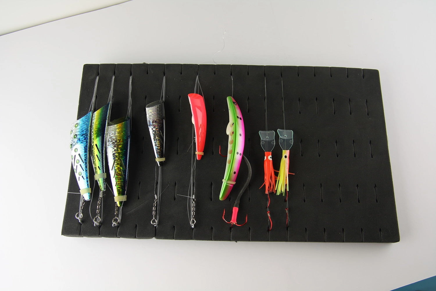FishEng Jig and Leader Board - Black Foam Leader Board
