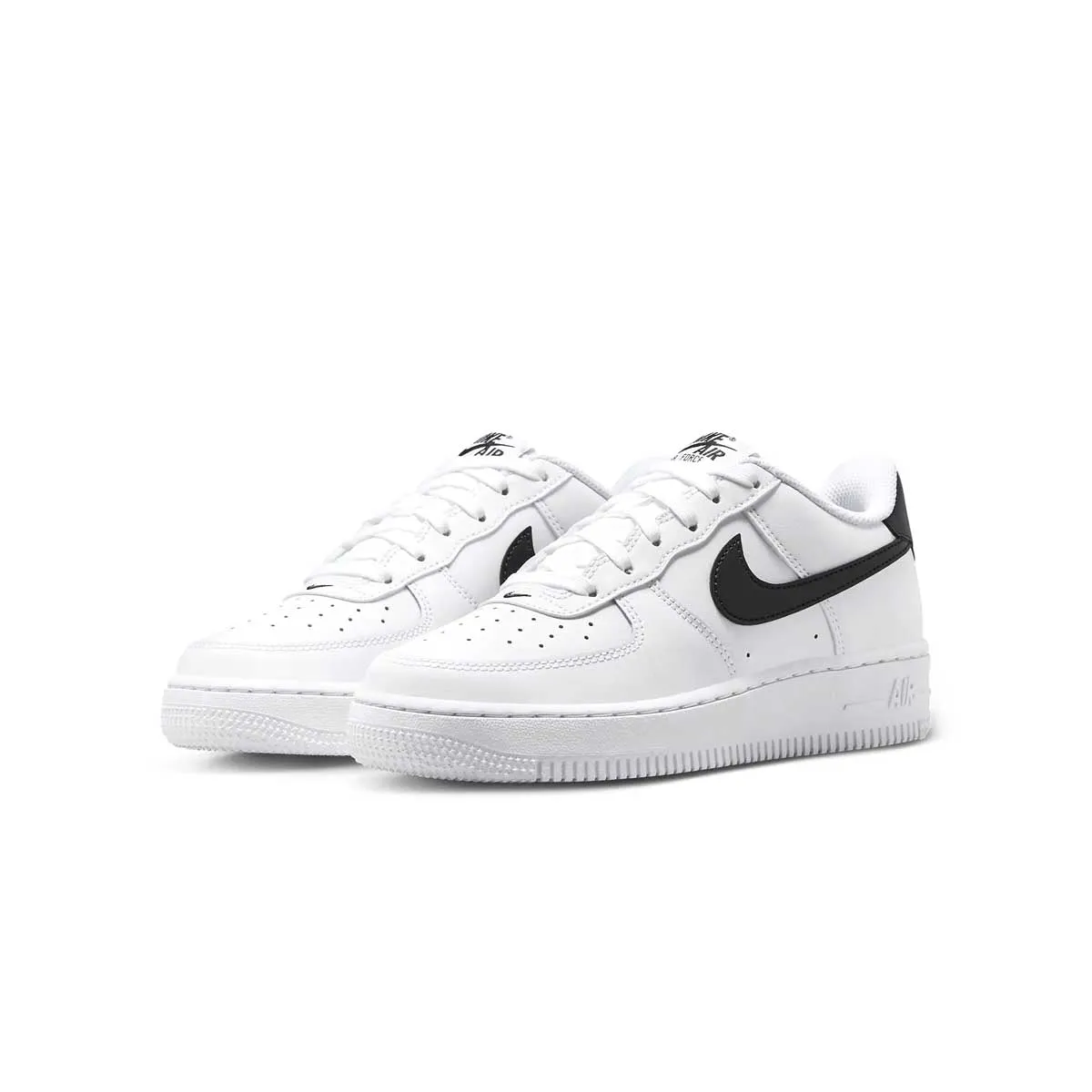 Relaxed Fit Footwear Waterproof Kids Air Force 1 'White Black'