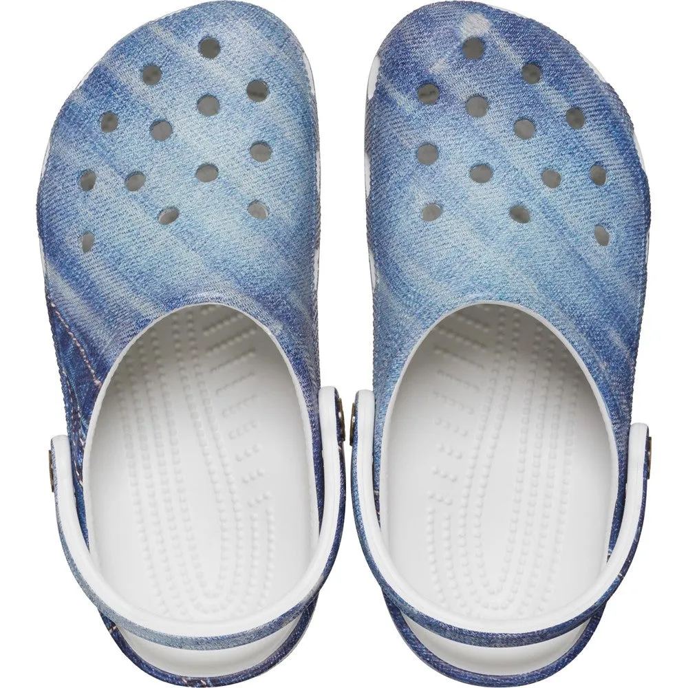 Easy On Off Crocs Unisex Classic Denim Clog