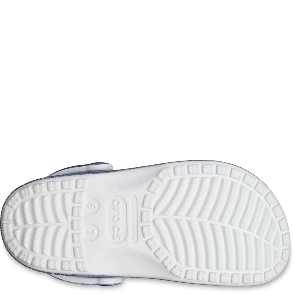 Crocs Unisex Classic Denim Clog Versatile Footwear