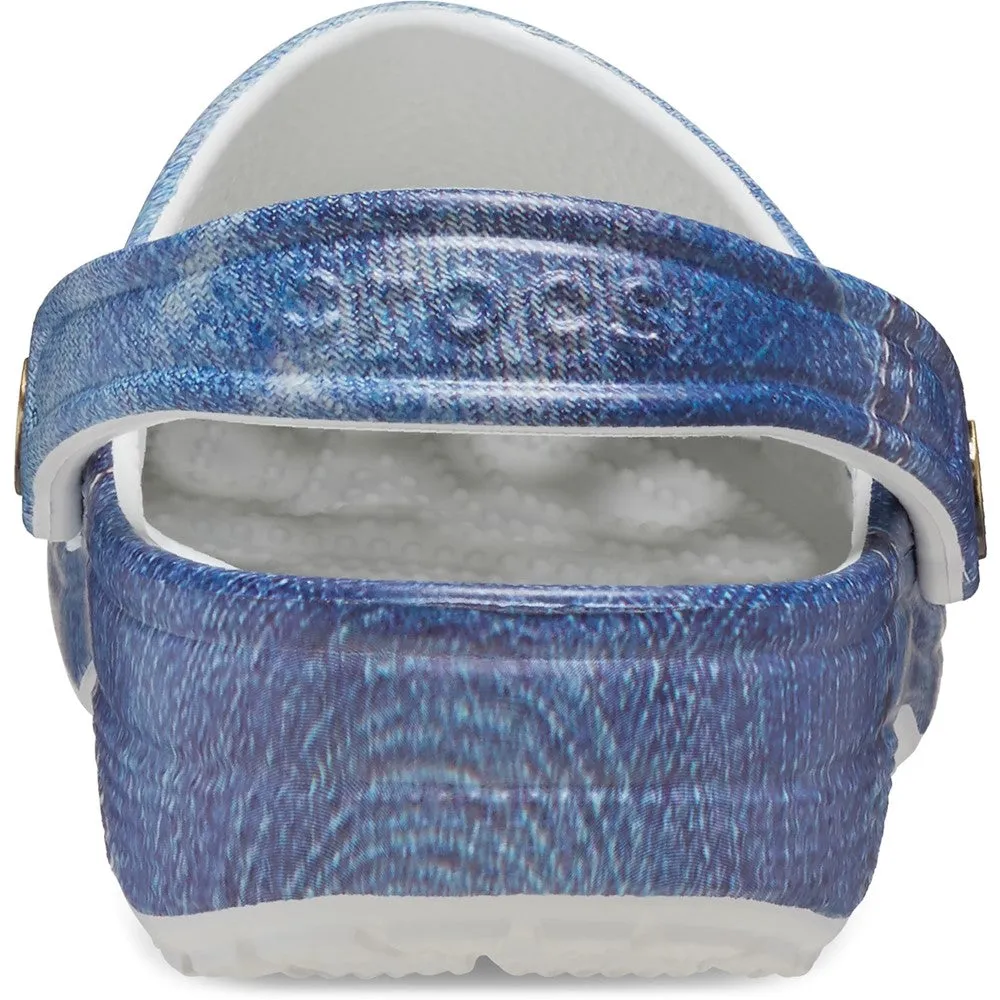 Crocs Unisex Classic Denim Clog Minimal Footwear