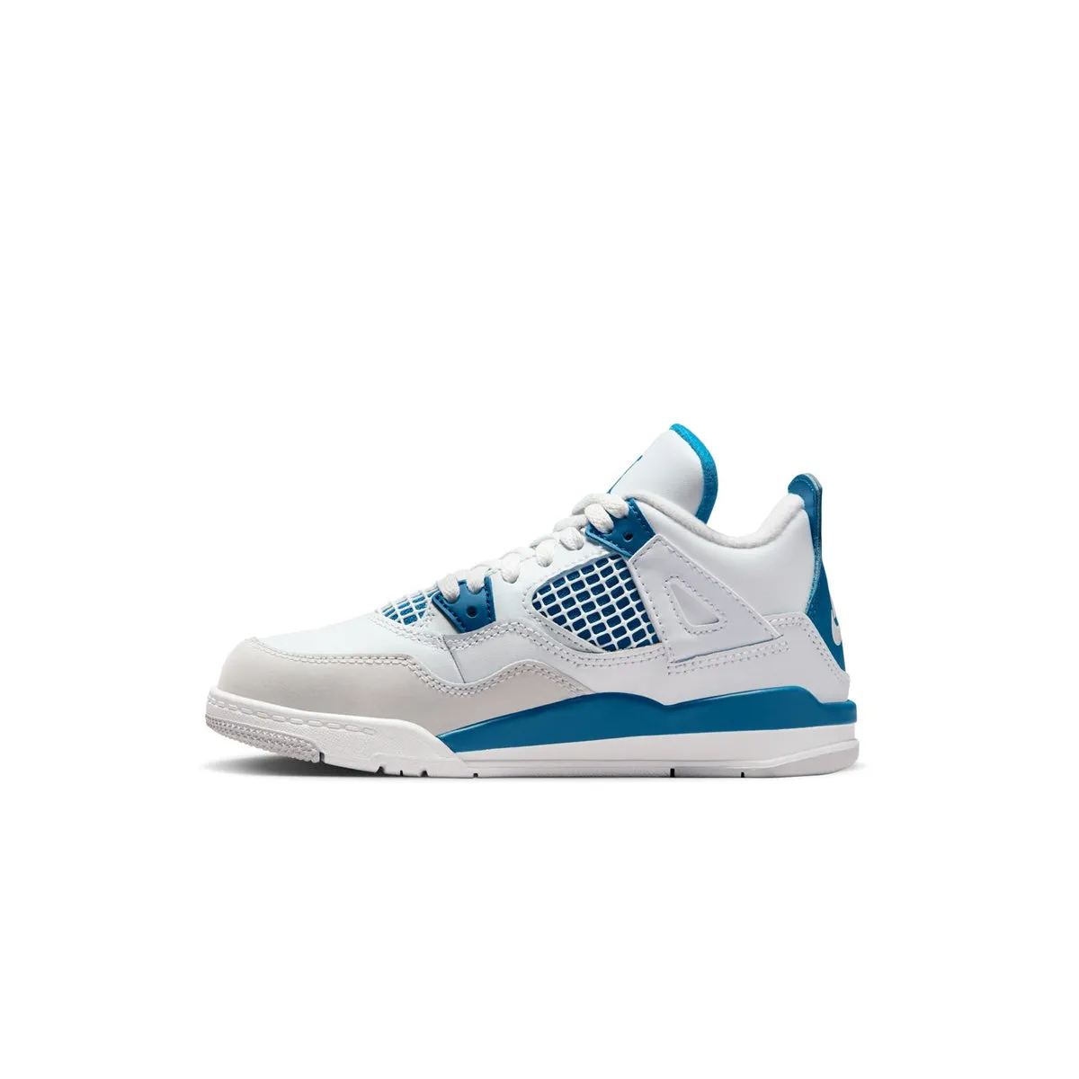 Kids Air Jordan 4 Retro 'Military Blue' Minimal Footwear Everyday Sneakers