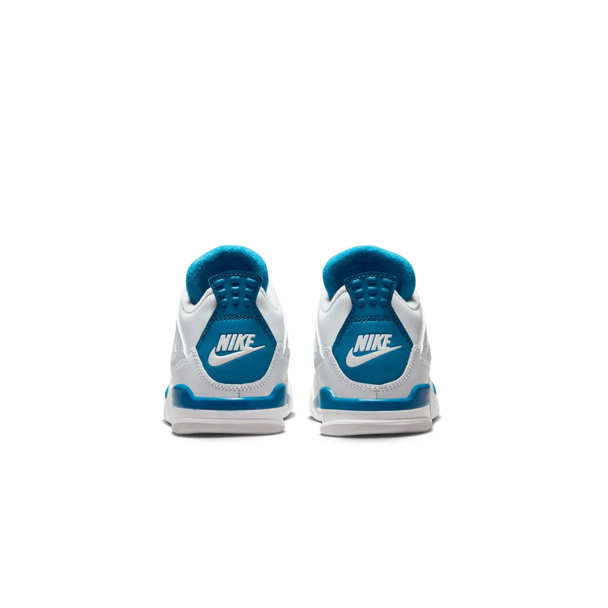 Kids Air Jordan 4 Retro 'Military Blue' Pro Comfort Streetwear Footwear