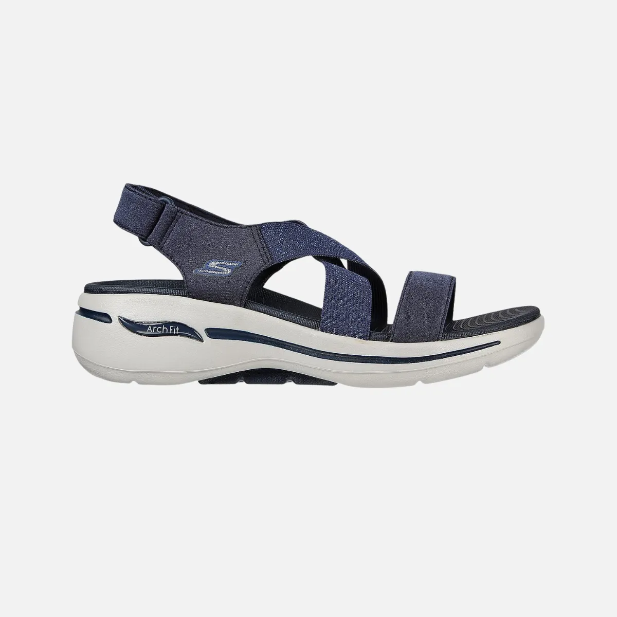 Secure Fit Skechers Go Walk Arch Fit Women'S Sandal -Navy