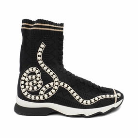 Fendi 'Rockoko' Sock Sneakers - Women'S 41 Eco Friendly