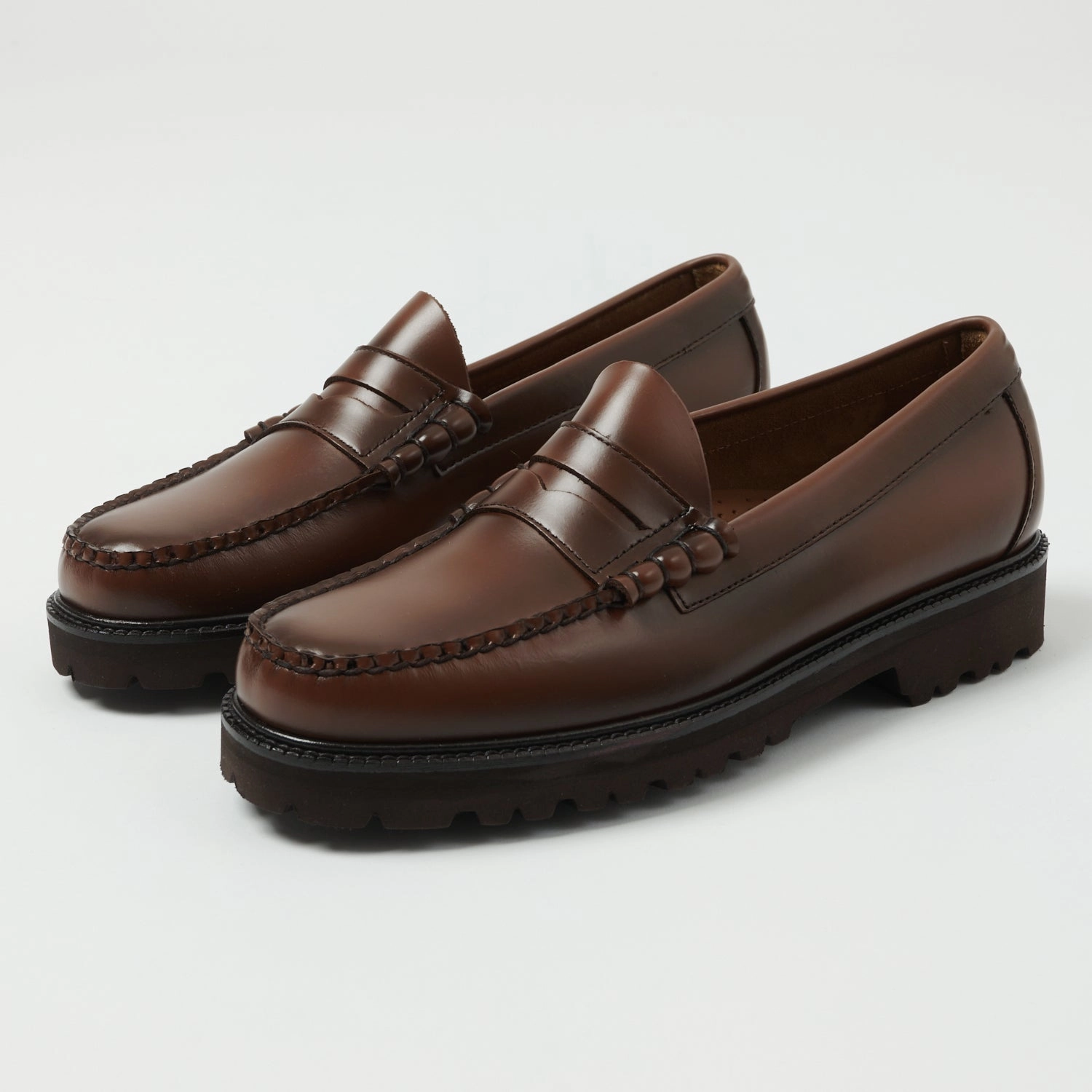 G.H. Bass Weejun 90S Larson Penny Loafer - Mid Brown Odor Resistant
