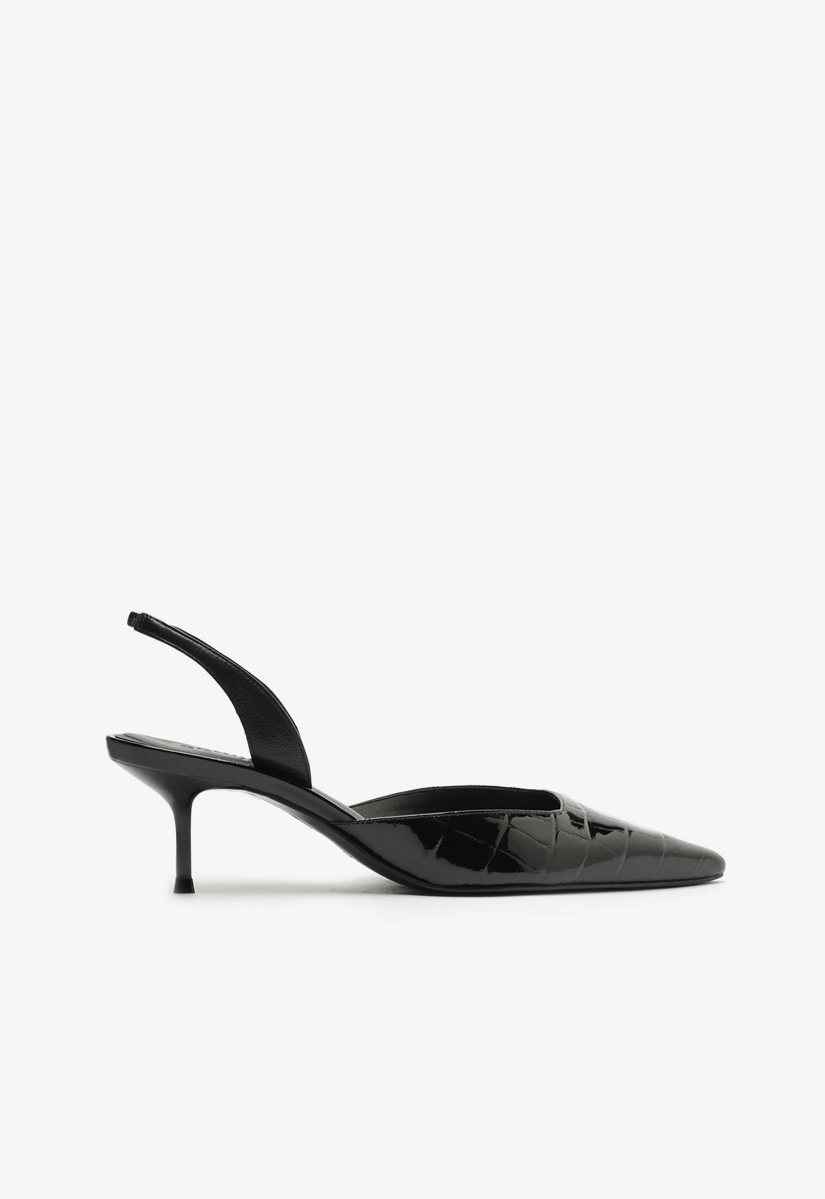 Functional Footwear Paola Mid Stiletto Black Pump