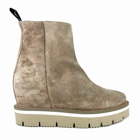 Pedro Miralles | Woman Boots | Velor Peltro Mod 22301 | Grey Leather Shoes Timeless