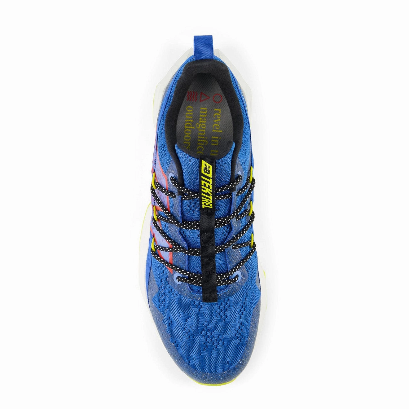 Weather Resistant New Balance Tektrel Trainers Blue Oasis / Neo Flame