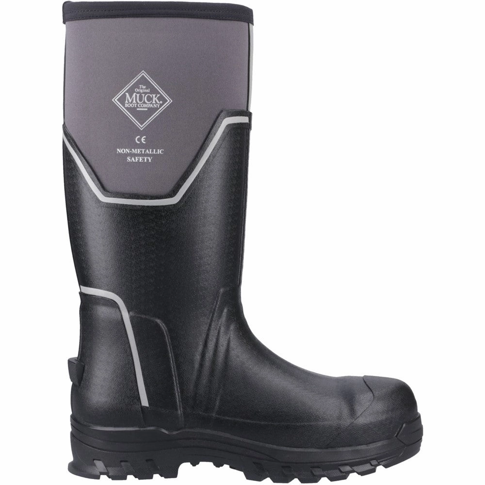Muck Boots Grit S5 Safety Wellington Slip Resistant Work Rugged Sole