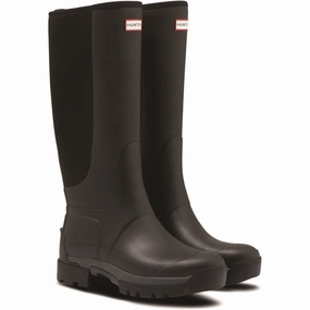 Hunter Balmoral Hybrid Tall Wellington Flexible Travel Shoes