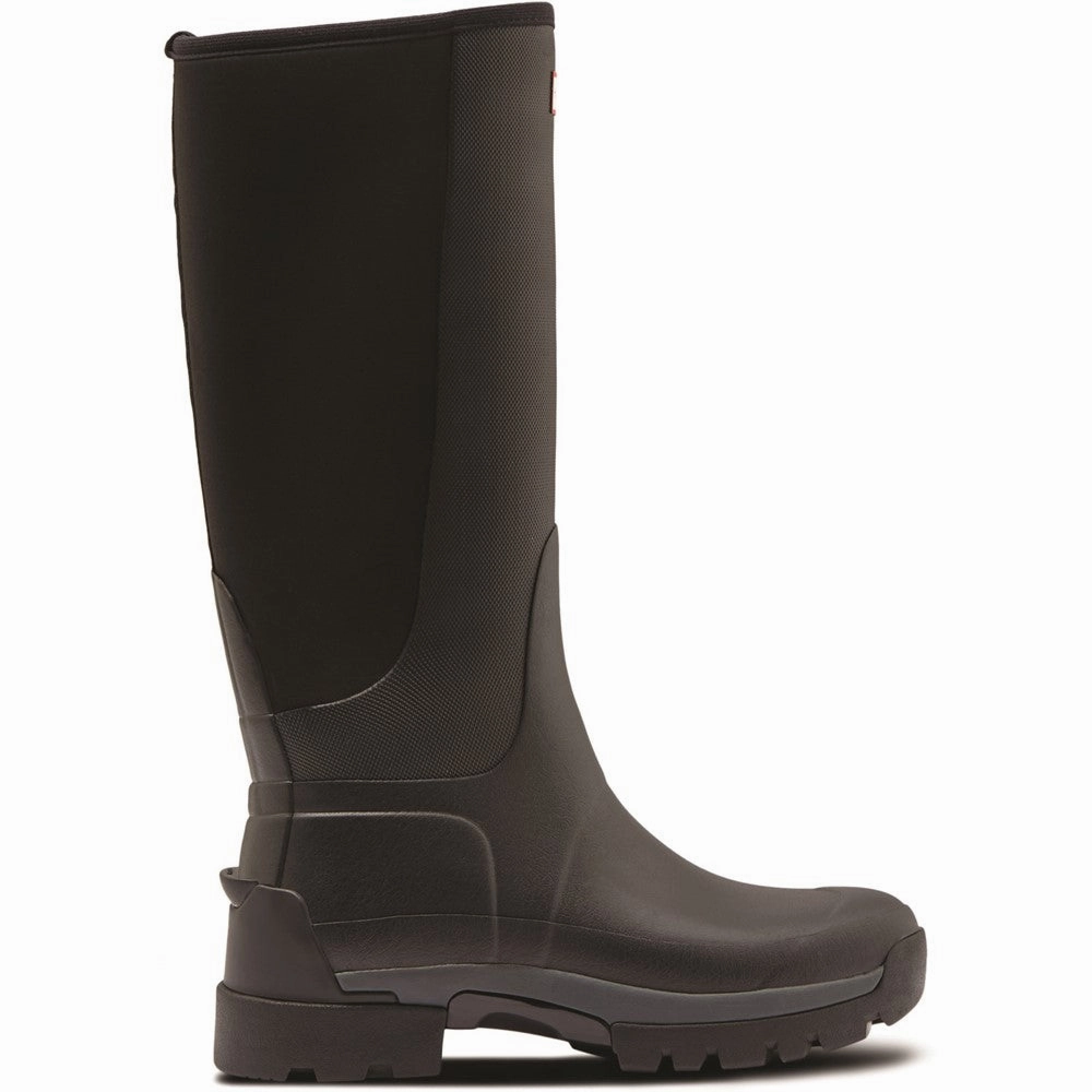Hunter Balmoral Hybrid Tall Wellington Grippy Soles