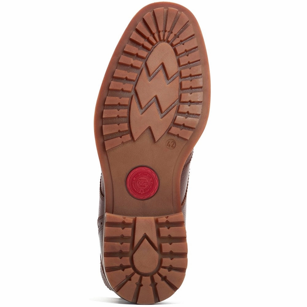 Base London Hemlock Brogue Boot Memory Foam Relaxed Fit Footwear