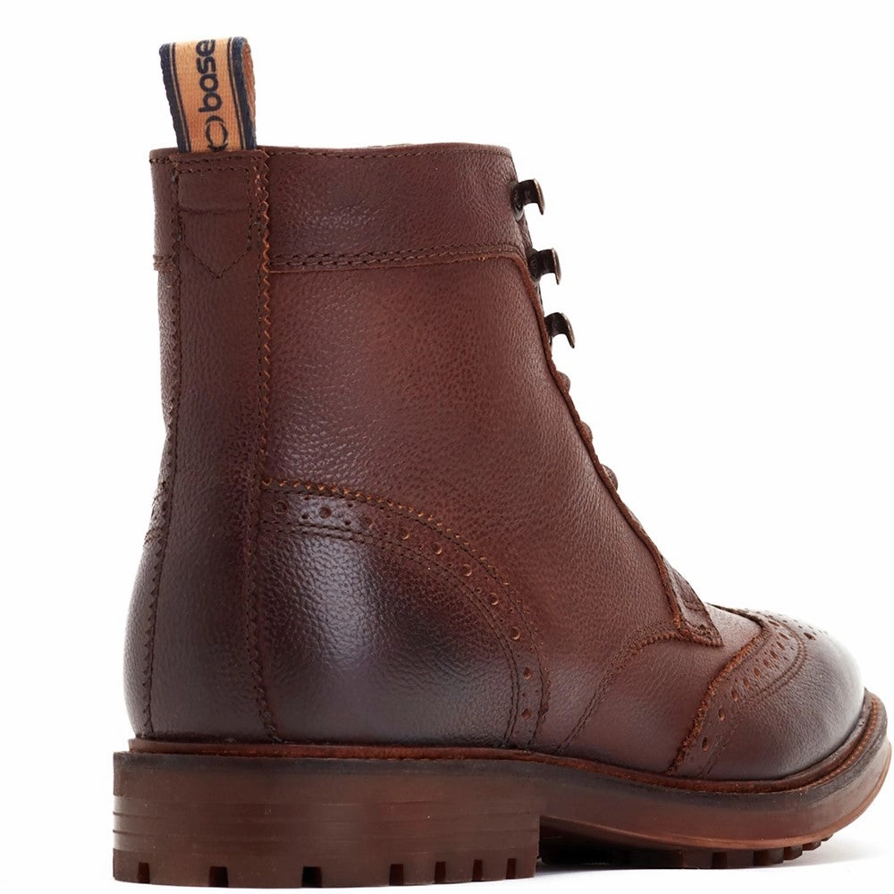 Slip Resistant Work Rugged Sole Base London Hemlock Brogue Boot