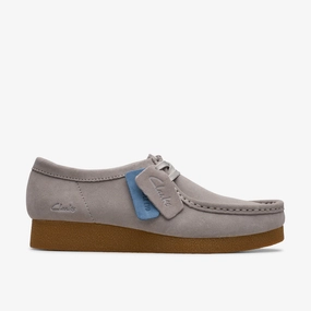Comfortable Footwear Clarks | Casual Shoes | Women | Wallabeeevosh Dark Grey Suede