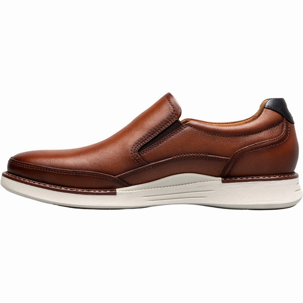 Sustainable Premium Comfort Florsheim Launch Cognac Multi Moc Toe Slip On Men'S Shoes
