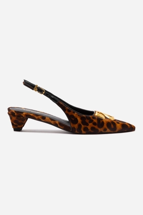 Water Resistant Pro Comfort Kaitlan Ll Low Pump In Leopard Print Calf Hair