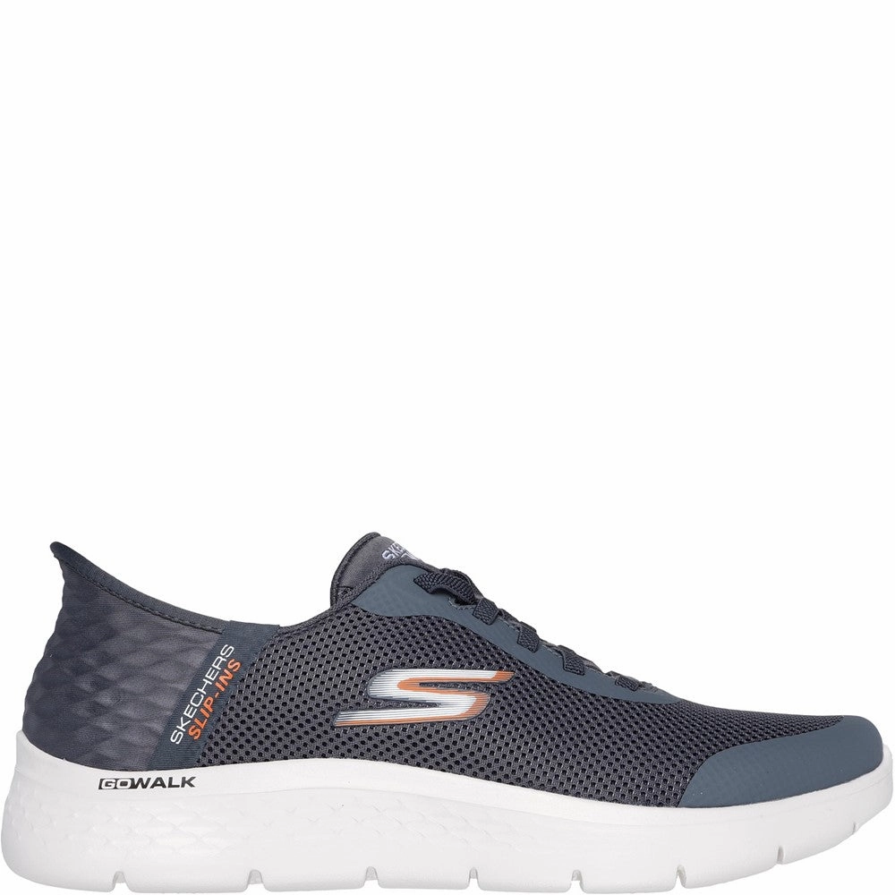 Skechers Go Walk Flex Hands Up Shoes Slip On Shoes Grippy Soles