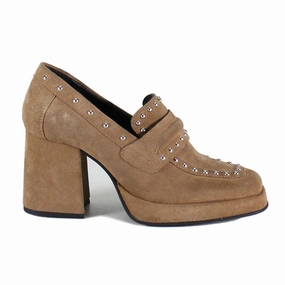 Song Notes Studded Slip On Pump Loafers Modern Classic Moisture Wicking