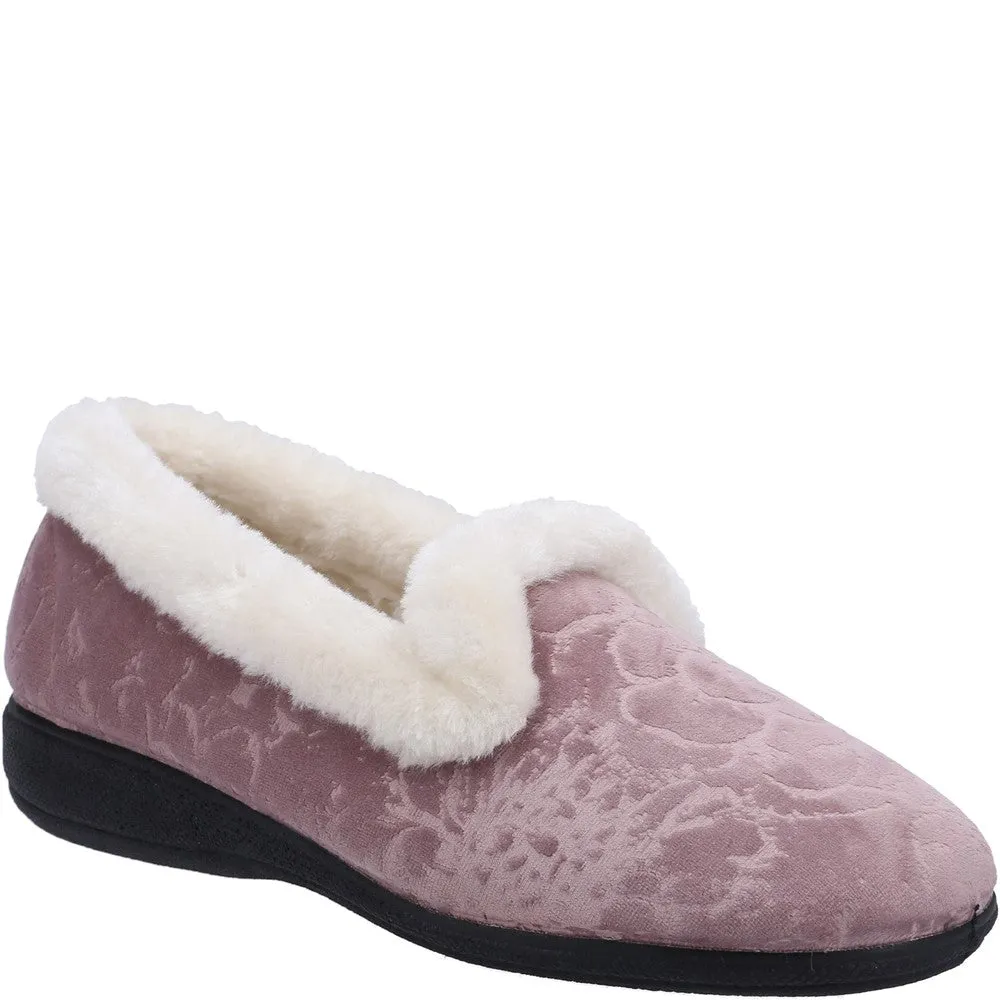 Cushioned Fleet & Foster Adelaide Memory Foam Slipper