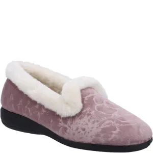 Cushioned Fleet & Foster Adelaide Memory Foam Slipper