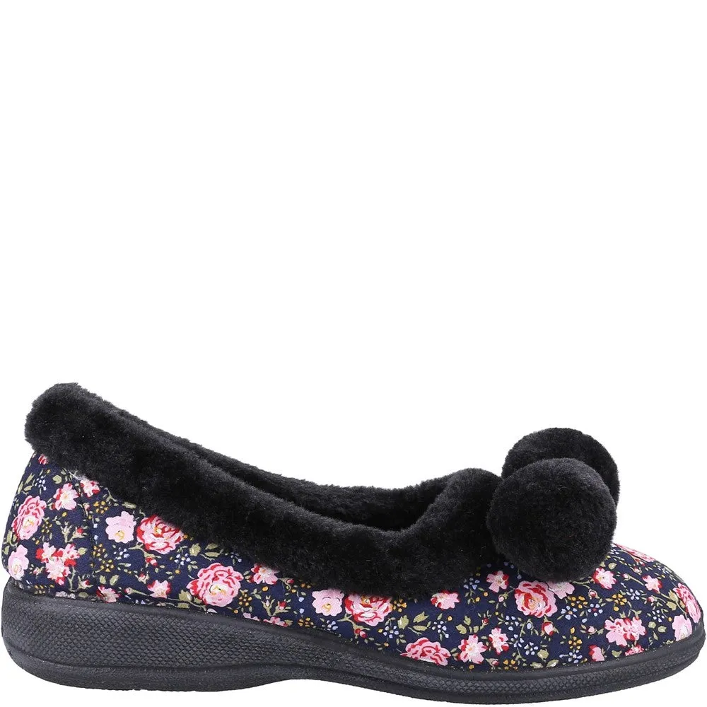Fleet & Foster Goldfinch Ladies Slipper Travel Ready Breathable