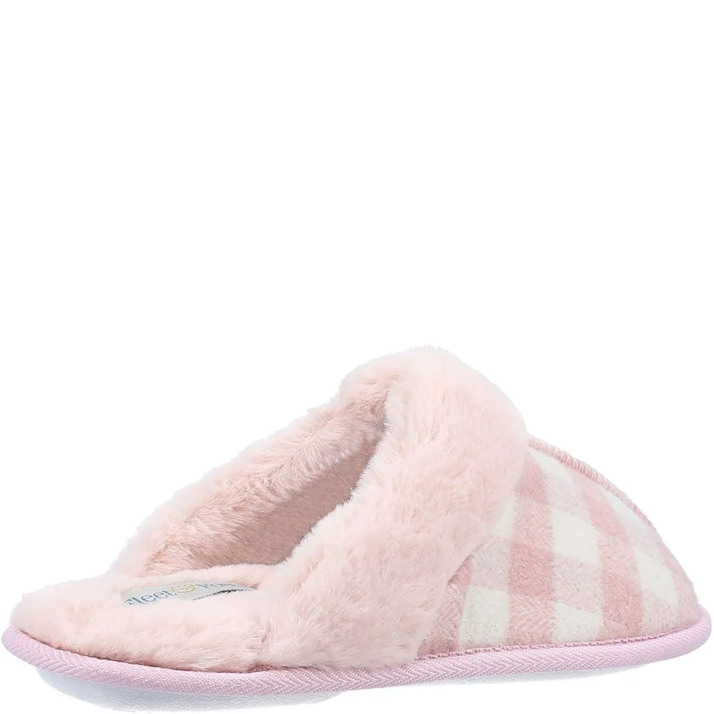 Odor Control Water Resistant Fleet & Foster Neath Mule Slipper