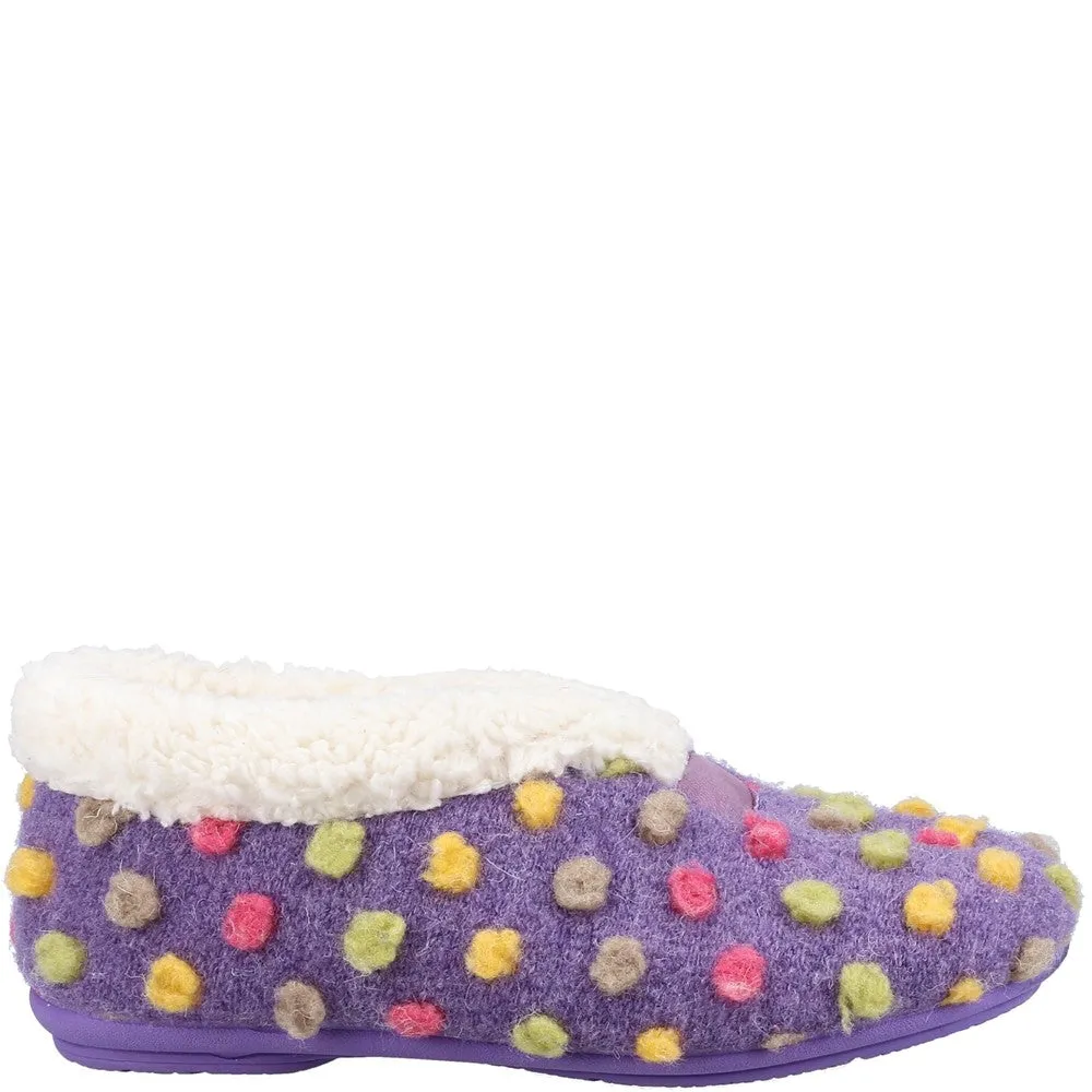 Grippy Soles Fleet & Foster Snowberry Ladies Slipper