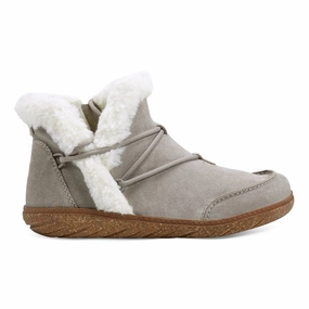 Ergonomic Stylish Footwear Fleet Cold Weather Lace-Up Casual Booties