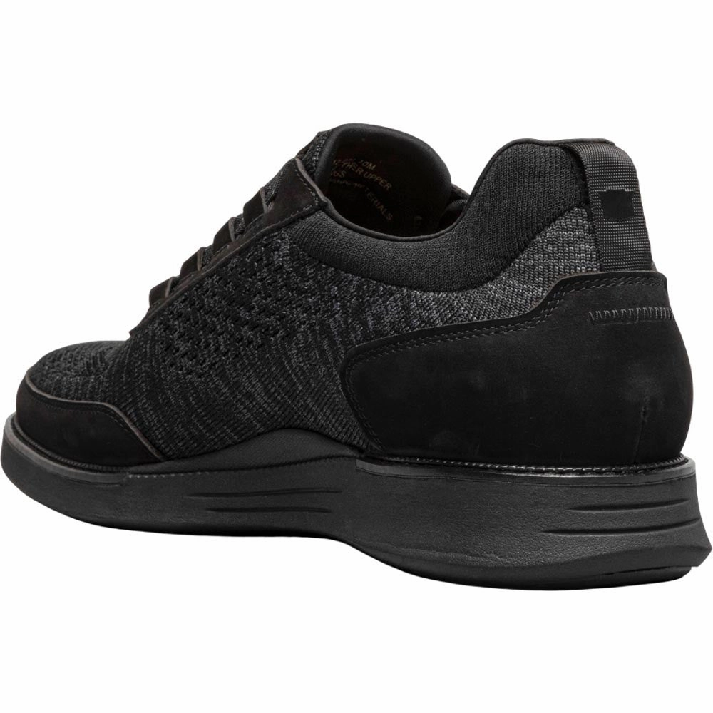 Everyday Footwear Florsheim Launch Black Knit Elastic Lace Moc Toe Slip On Men'S Shoes