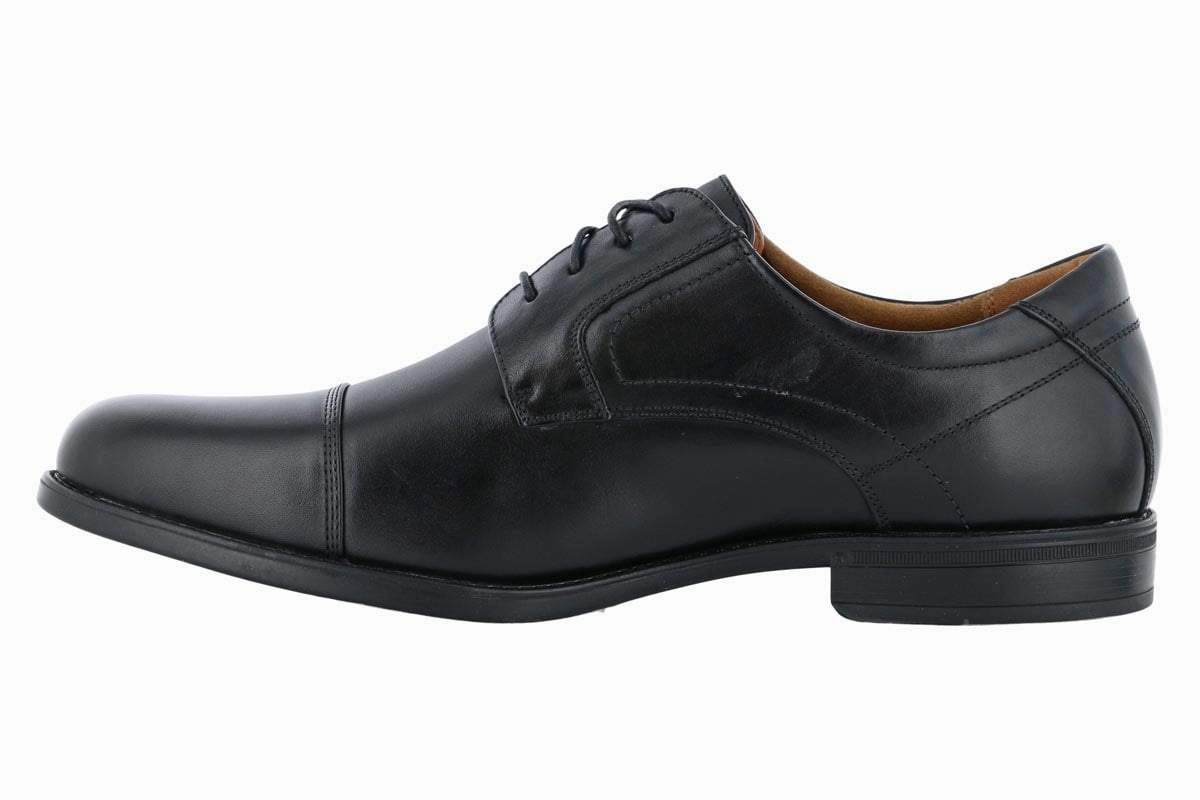 Arch Support Florsheim Midtown Cap Toe Oxford Black