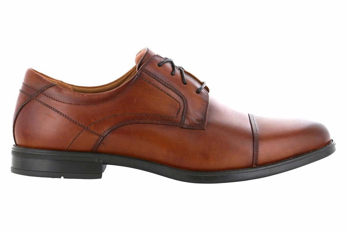 Sustainable Shoes Arch Support Florsheim Midtown Cap Toe Oxford Cognac