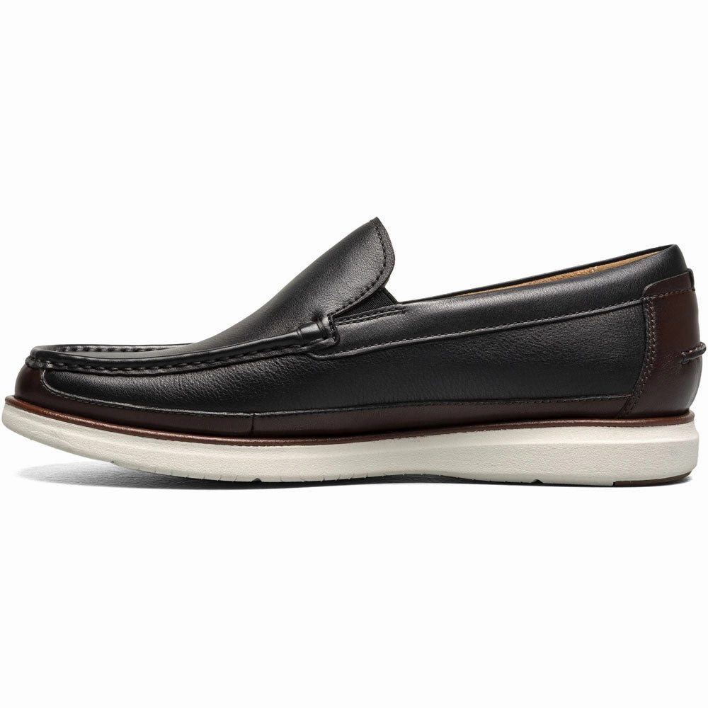 Florsheim Tropics Black Multi Moc Toe Venetian Slip On Shoes Machine Washable Orthotic Friendly
