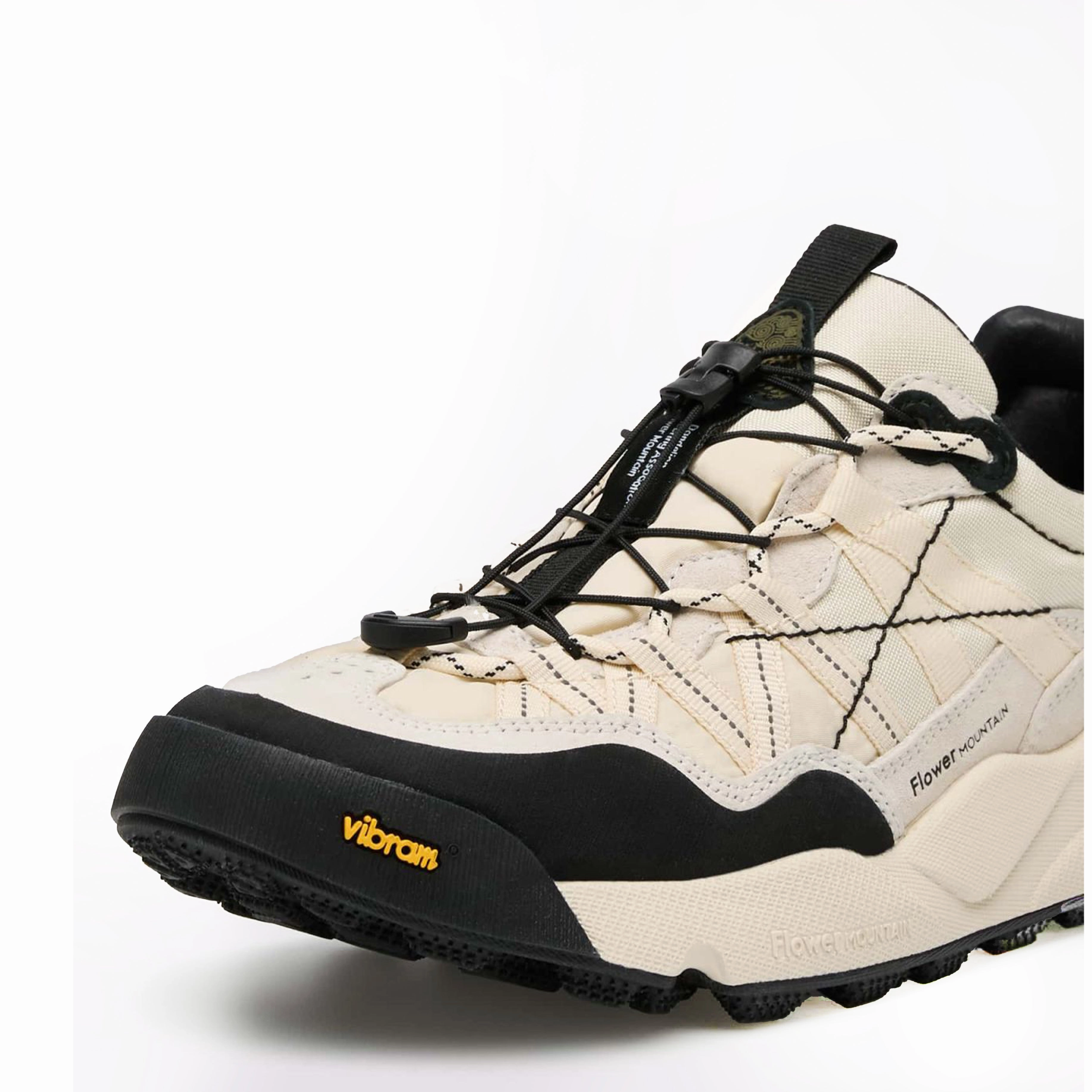 Flower Mountain Iwano 2 Uni Trainer  White / Black Statement Footwear Supportive Shoes