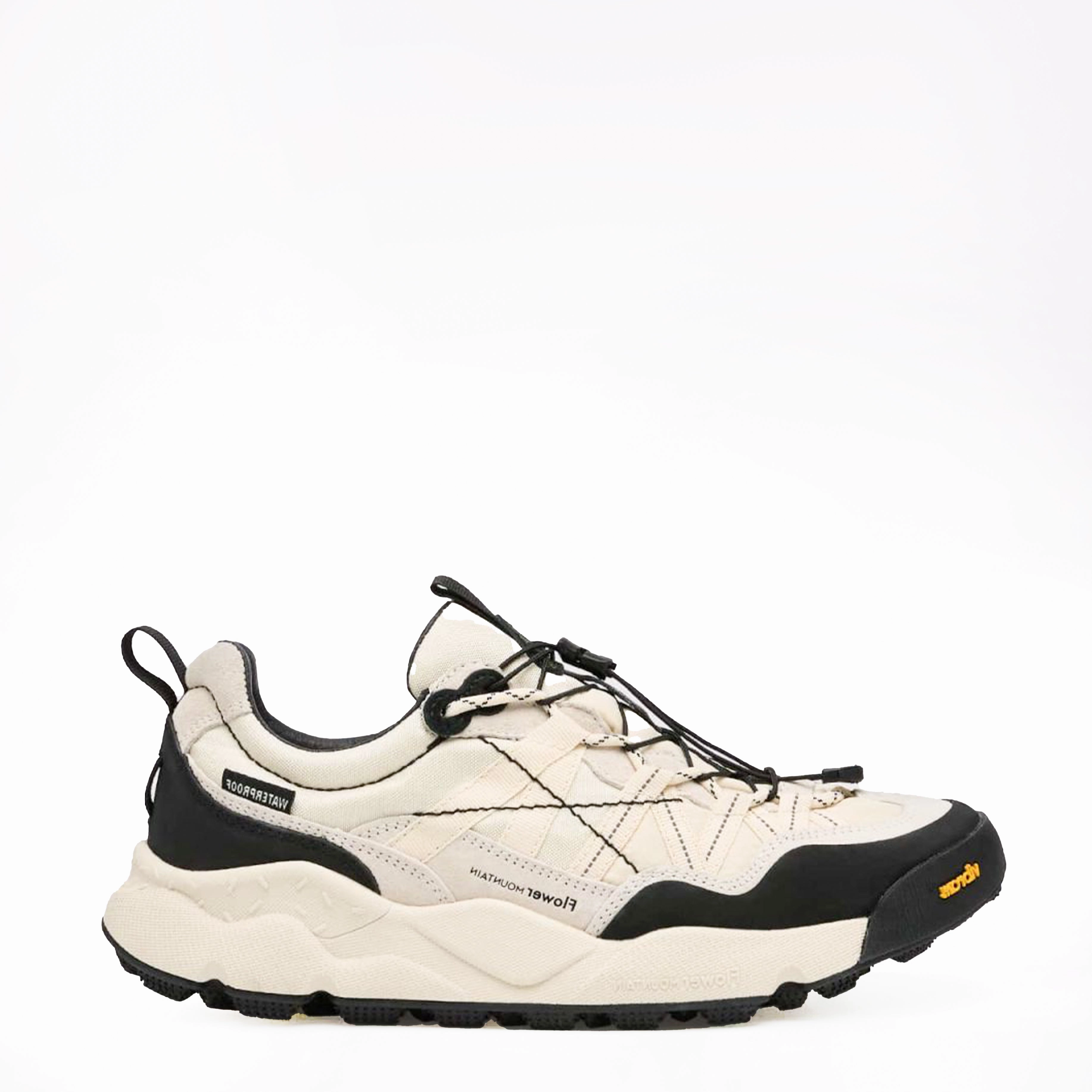 Wide Fit Urban Flower Mountain Iwano 2 Uni Trainer  White / Black