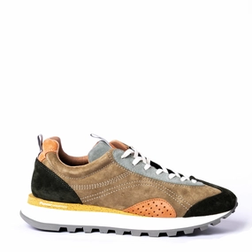 Rugged Sole Slip Resistant Work Flower Mountain New Asuka Uni Militare / Grey / Light Green