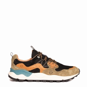 Orthotic Friendly Flower Mountain Yamano 3 Military / Black