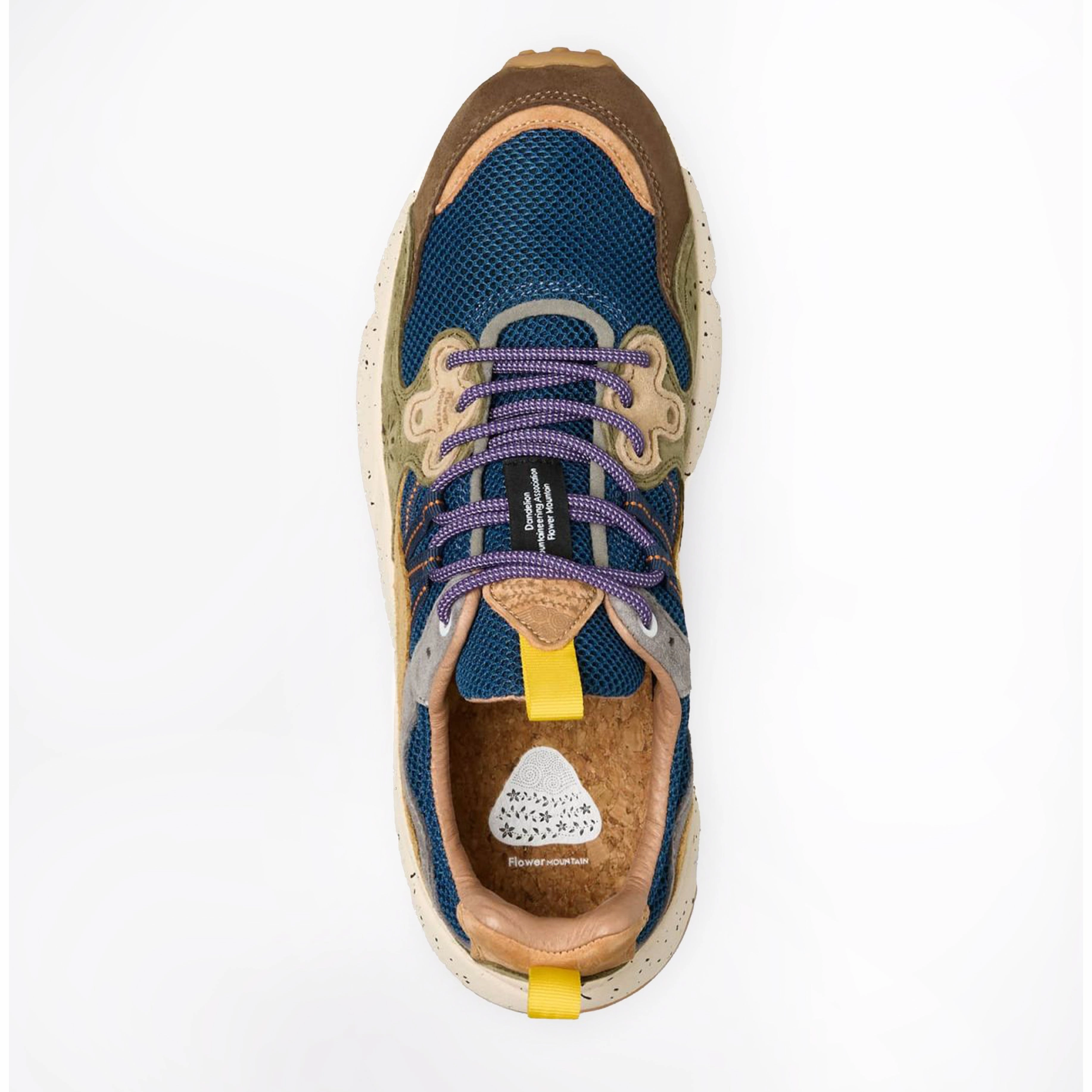 Flower Mountain Yamano 3 Trainer Dark Brown / Stone Easy On Off