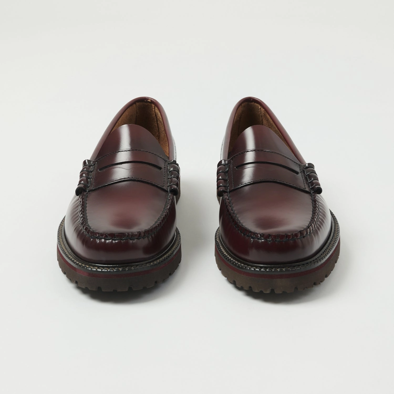 Slip Resistant G.H. Bass Weejun 90S Larson Penny Loafer - Wine