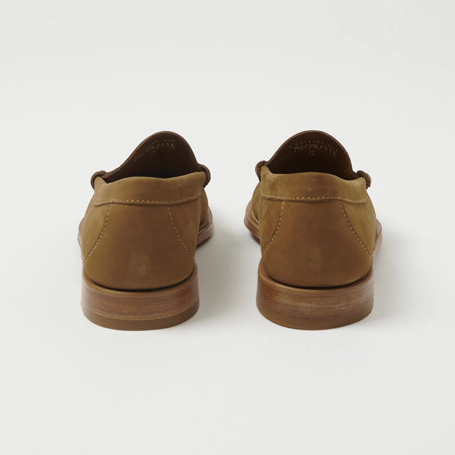 Lightweight G.H. Bass Weejun Larson Moc Penny Loafer - Tan Nubuck