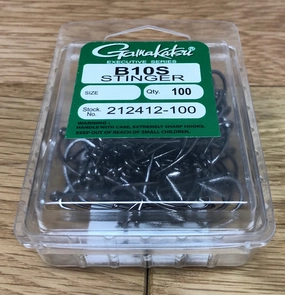 Gamakatsu B10S Stinger Hook 100 pack