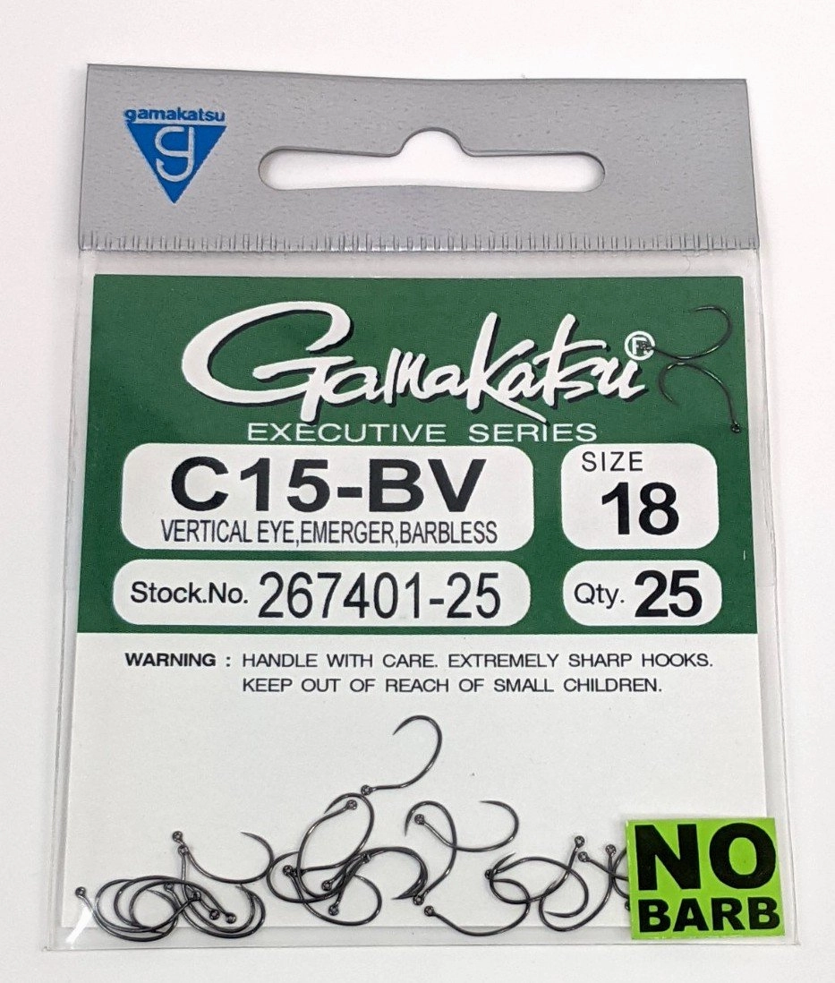 Gamakatsu C15-BV Barbless Hook 25 pack