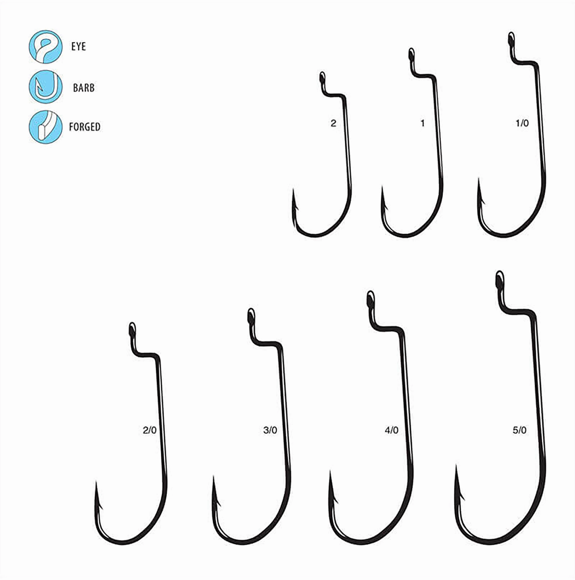 Gamakatsu O'Shaughnessy Bend OP Nano Alpha Worm Hooks