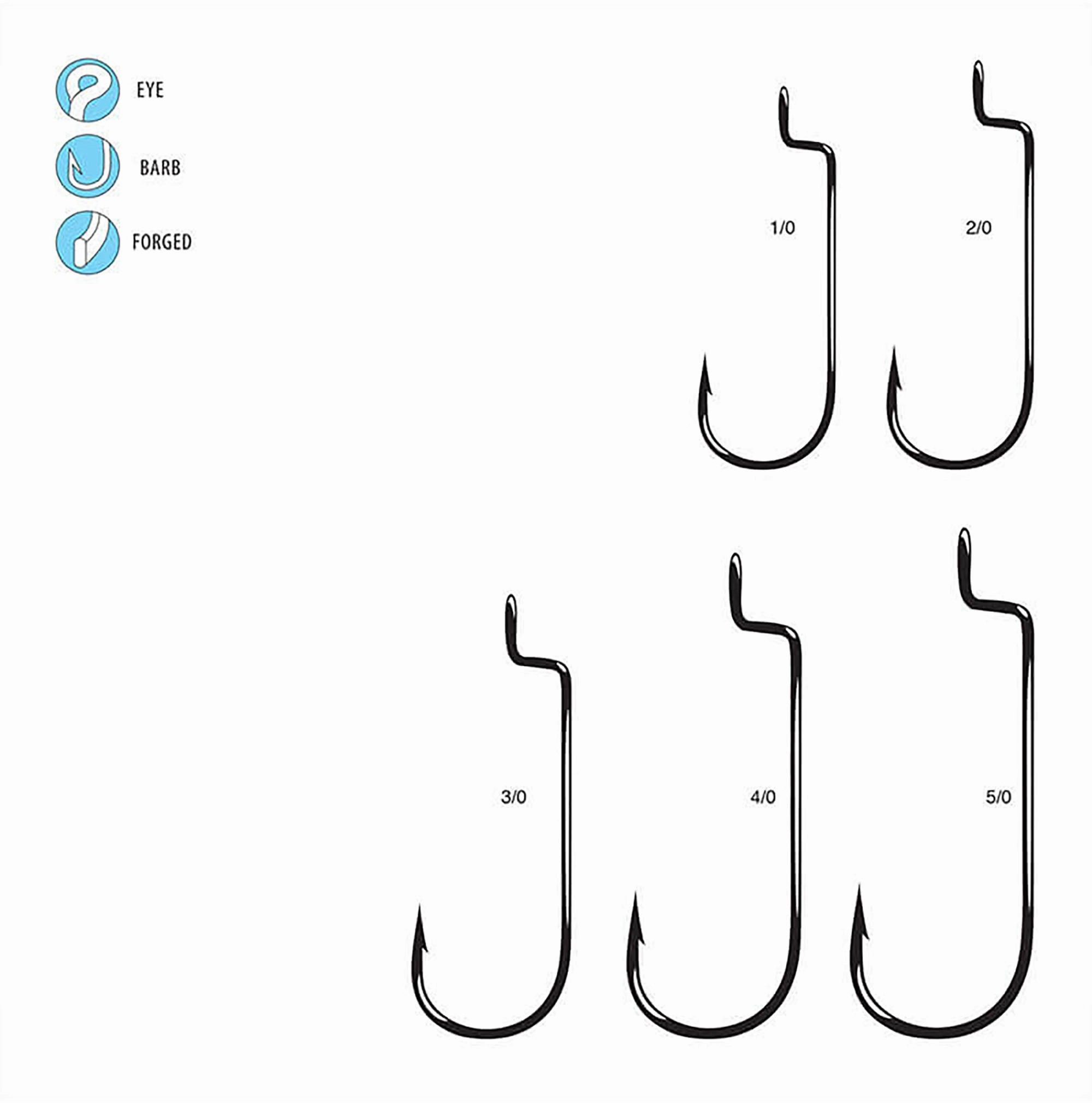Gamakatsu Offset Shank RB Nano Alpha Worm Hooks