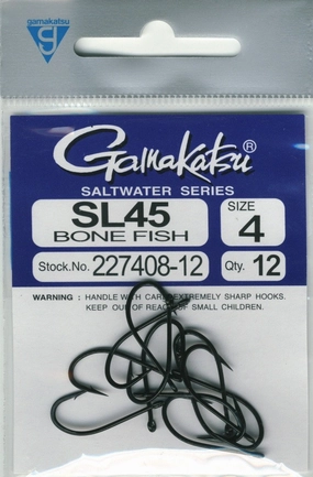 Gamakatsu SL45 Bonefish Hook 12 pack
